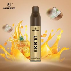 RandM Tornado Valor - RandM Movkin Ulax 6800 (bobina de cerâmica) dispositivo vape pod recarregável e descartável 464N863 pina colada rum