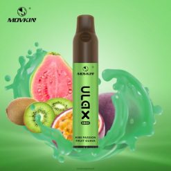 RandM Vape Brasil - RandM Movkin Ulax 6800 (bobina de cerâmica) dispositivo vape pod recarregável e descartável 464N871 kiwi maracujá goiaba