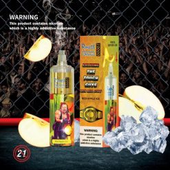 RandM Vape Brasil - RandM Tornado Dispositivo vape de controle de fluxo de ar 10000 1 unidade 464N8121 gelo de maçã vermelha