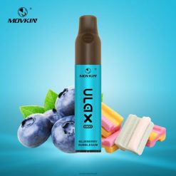 RandM Vape Buy Online - RandM Movkin Ulax 6800 (bobina de cerâmica) dispositivo vape pod recarregável e descartável 464N867 chiclete de mirtilo