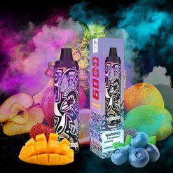 RandM Vape Buy Online - RandM Tornado Dispositivo vape pod de controle de fluxo de ar 6000 1 unidade 464N8286 fusão de frutas