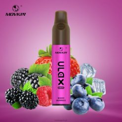 RandM Vape Review - RandM Movkin Ulax 6800 (bobina de cerâmica) dispositivo vape pod recarregável e descartável 464N864 bagas misturadas