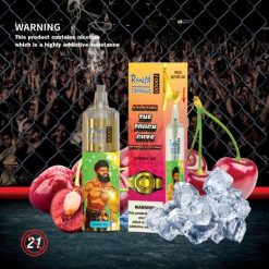 RandM Vape Review - RandM Tornado Dispositivo vape de controle de fluxo de ar 10000 1 unidade 464N8124 gelo de cereja